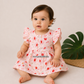 Pretty Little cloud  Muslin Baby Frock | 0–2 Years | Soft & Breathable