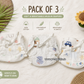 Muslin Comfort Padded Nappy – Pack of 3