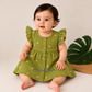 Pretty Little cloud  Muslin Baby Frock | 0–2 Years | Soft & Breathable