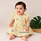 Pretty Little cloud  Muslin Baby Frock | 0–2 Years | Soft & Breathable
