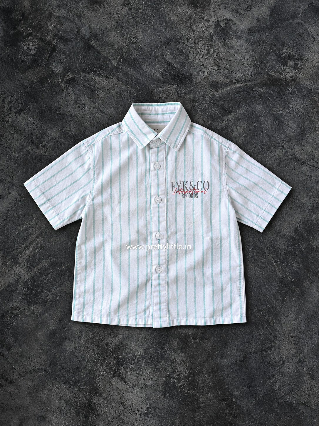 Classic Striped Short Sleeve Shirt for Boys | 1-7 year