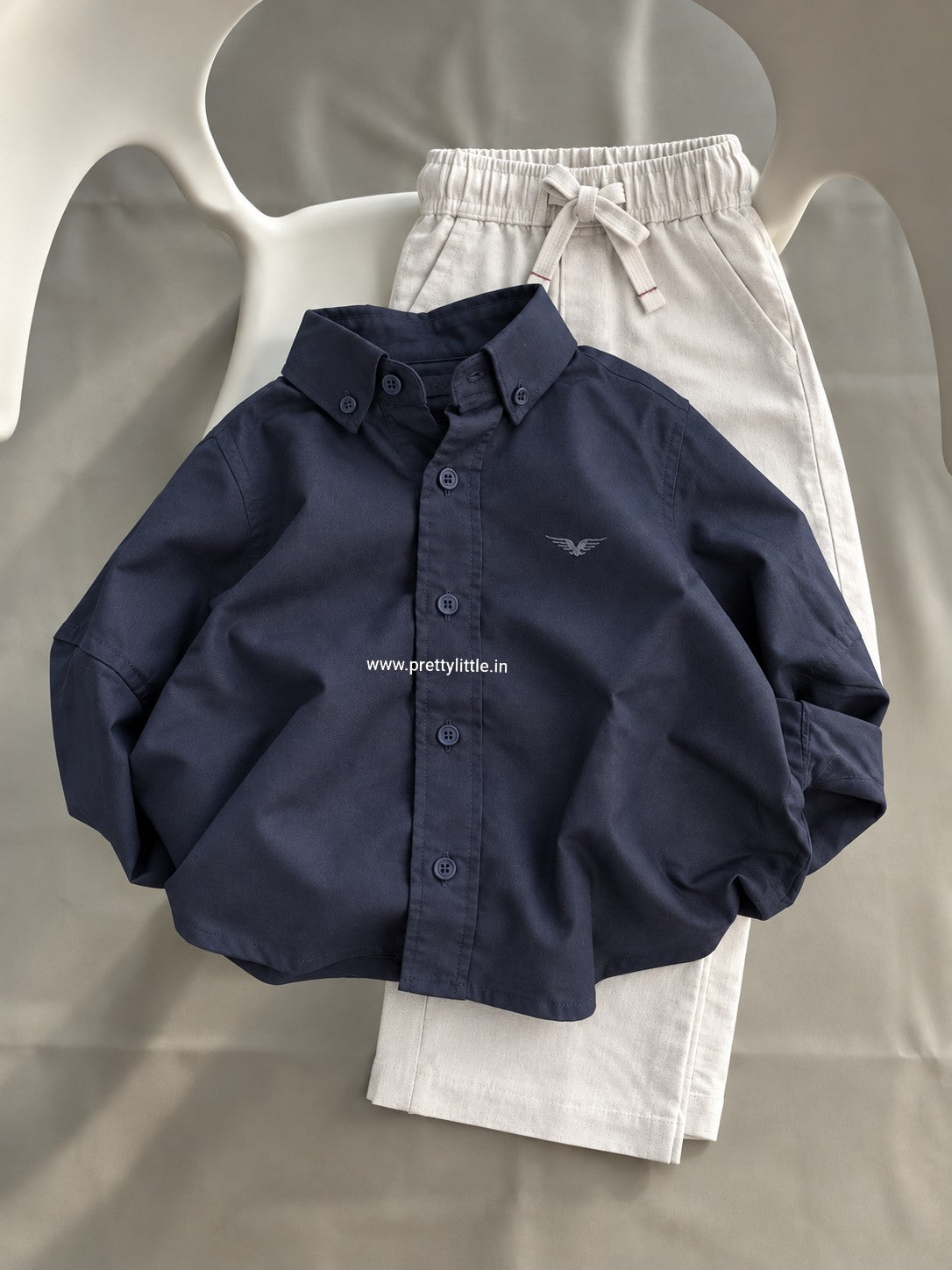 Hudson Boys’ Button-Down Shirt & Pant Set – | 1-7 year