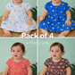 Pretty Little combo cloud soft  Muslin Baby Frock | 0–2 Years | Soft & Breathable (Assorted Pack)