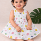Tiny Treasures Muslin Button-Front Baby Frock |0-18 month