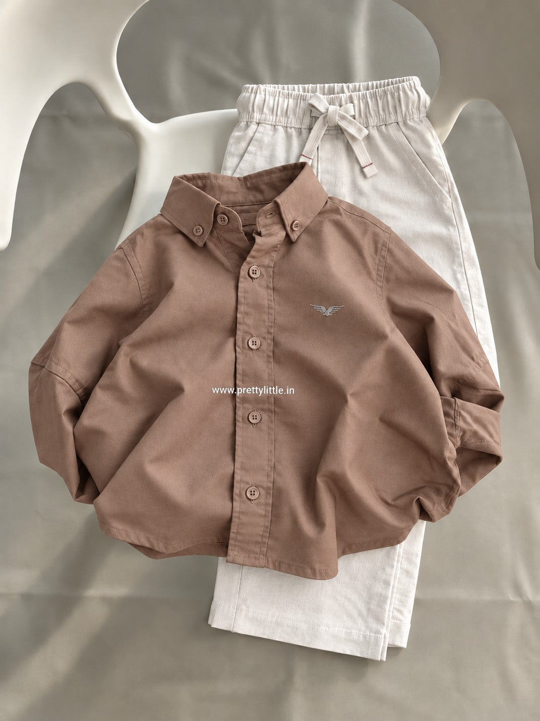Hudson Boys’ Button-Down Shirt & Pant Set – | 1-7 year
