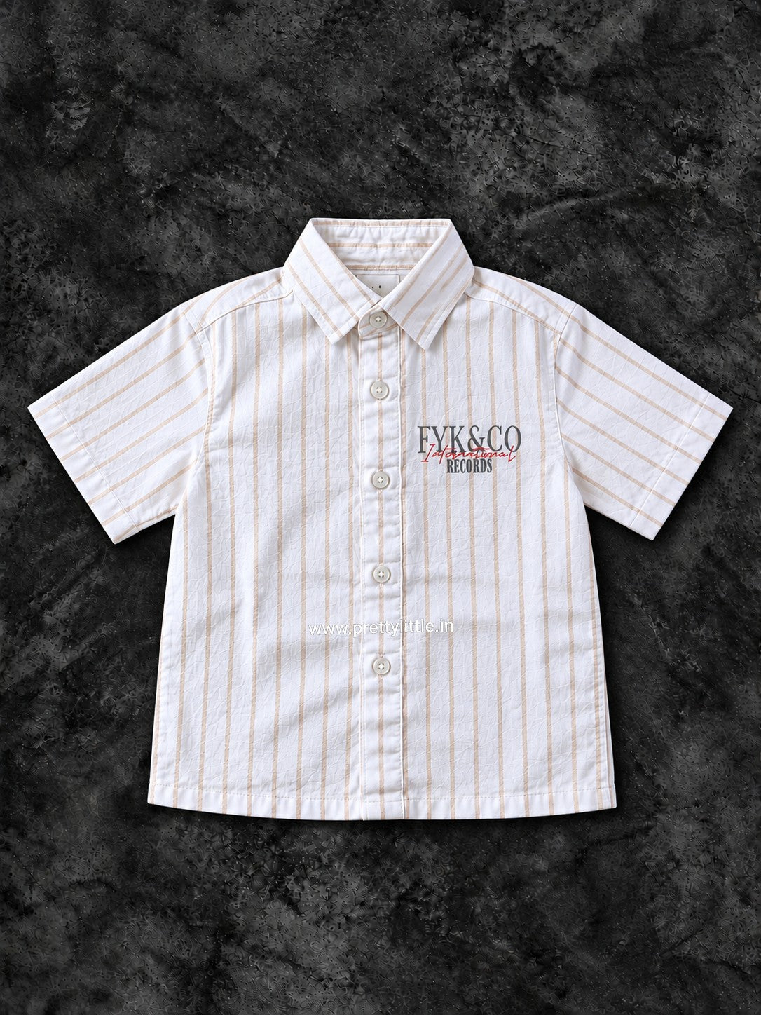 Classic Striped Short Sleeve Shirt for Boys | 1-7 year