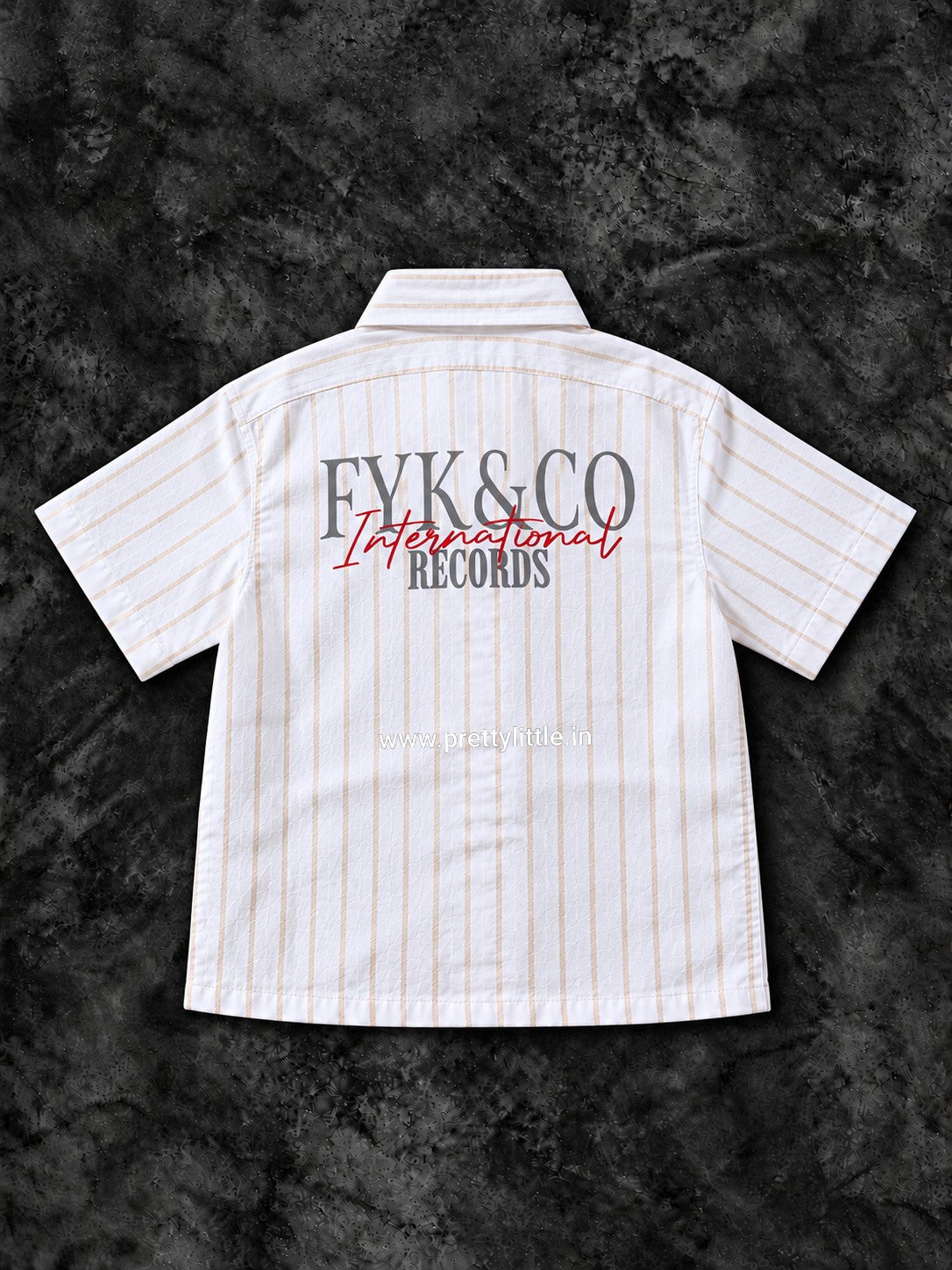 Classic Striped Short Sleeve Shirt for Boys | 1-7 year
